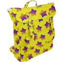 Ombre Glitter  Star Pattern Buckle Up Backpack View2