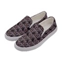 Gothic Church Pattern Women s Canvas Slip Ons View2