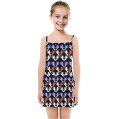 Colorful Cherubs Black Kids  Summer Sun Dress by snowwhitegirl