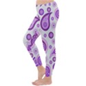 Retro Paisley Purple Classic Winter Leggings View2