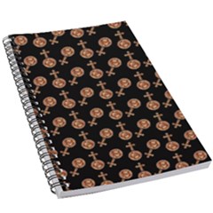 Victorian Crosses Black 5 5  X 8 5  Notebook by snowwhitegirl