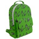 Skeleton Green Flap Pocket Backpack (Large) View2