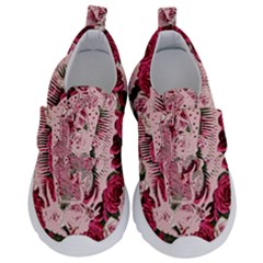 Guadalupe Roses Kids  Velcro No Lace Shoes by snowwhitegirl