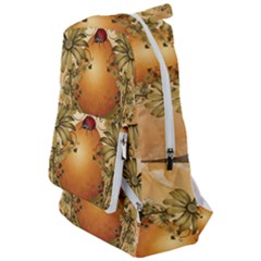 Wonderful Easter Egg With Flowers And Snail Travelers  Backpack by FantasyWorld7