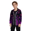 Background Red Purple Black Color Windbreaker (Kids) View2