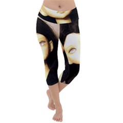 Lost Lightweight Velour Capri Yoga Leggings by snowwhitegirl