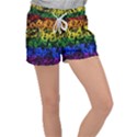 Lgbt Pride Rainbow Gay Lesbian Women s Velour Lounge Shorts View1