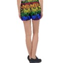 Lgbt Pride Rainbow Gay Lesbian Women s Velour Lounge Shorts View2