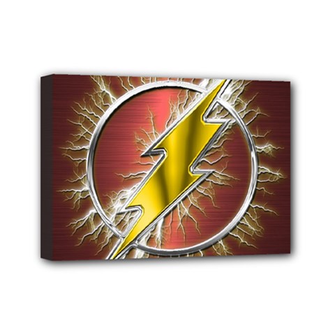 Flashy Logo Mini Canvas 7  X 5  (stretched) by Sudhe