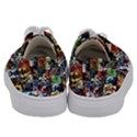 Comic Book Images Kids  Low Top Canvas Sneakers View4