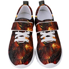 Dragon Legend Art Fire Digital Fantasy Women s Velcro Strap Shoes by Sudhe