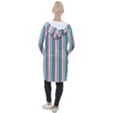 Candy Stripes 1 Hooded Pocket Cardigan View2