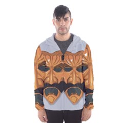 Mask India South Culture Hooded Windbreaker (men) by Sudhe