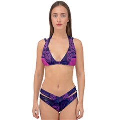 Architecture Home Skyscraper Double Strap Halter Bikini Set by Sudhe