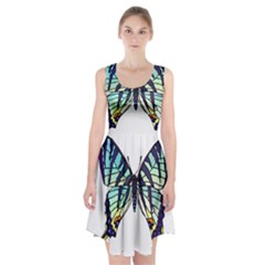 A Colorful Butterfly Racerback Midi Dress by Sudhe