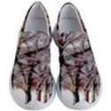 Autumn Fractal Forest Background Women s Lightweight Slip Ons View1