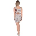 Grey Toned Pattern Bodycon Dress View4