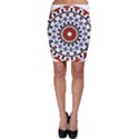 Mandala Art Ornament Pattern Bodycon Skirt View1