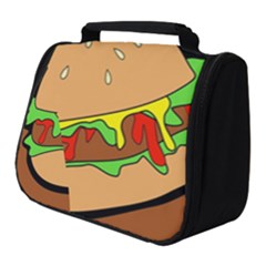 Burger Double Full Print Travel Pouch (small) by Sudhe