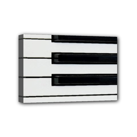 Keybord Piano Mini Canvas 6  X 4  (stretched) by Sudhe