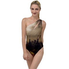 Borobudur Temple  Indonesia To One Side Swimsuit by Sudhe