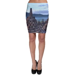 Borobudur Temple  Morning Serenade Bodycon Skirt by Sudhe