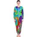 Fractal Art Psychedelic Fantasy OnePiece Jumpsuit (Ladies)  View1