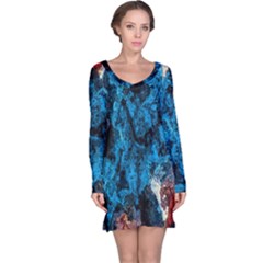 Abstract Fractal Magical Long Sleeve Nightdress by Sudhe