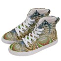 Abstract Fractal Magical Women s Hi-Top Skate Sneakers View2