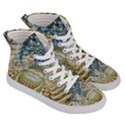 Abstract Fractal Magical Women s Hi-Top Skate Sneakers View3