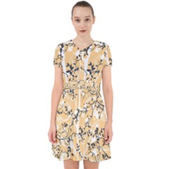 Floral Pattern Background Adorable In Chiffon Dress by Sudhe