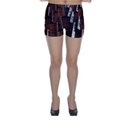 Abstract Architecture Building Business Skinny Shorts by Sudhe