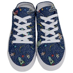 Cat Cosmos Cosmonaut Rocket Half Slippers by Sudhe