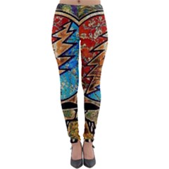 Grateful Dead Rock Band Lightweight Velour Leggings by Sudhe