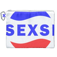 Sexsi Sexy Logo Canvas Cosmetic Bag (xxl) by Sudhe