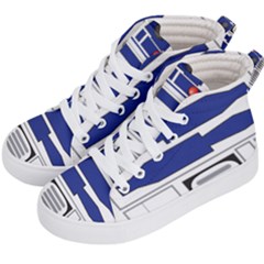 R2 Series Astromech Droid Kids  Hi-top Skate Sneakers by Sudhe