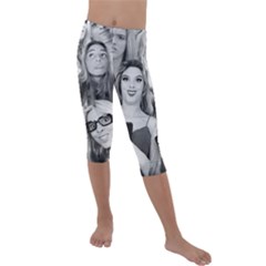 Lele Pons - Funny Faces Kids  Lightweight Velour Capri Leggings  by Valentinaart