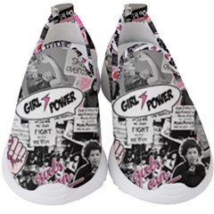 Feminism Collage  Kids  Slip On Sneakers by Valentinaart