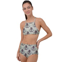 Awesome Chinese Dragon Pattern High Waist Tankini Set by FantasyWorld7