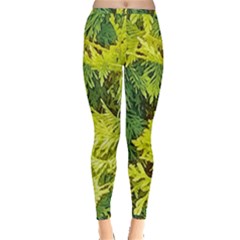 Garden Of The Phoenix Inside Out Leggings by Riverwoman