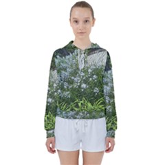 Lurie Garden Amsonia Women s Tie Up Sweat by Riverwoman