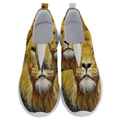 Lion Lioness Wildlife Hunter No Lace Lightweight Shoes by Pakrebo