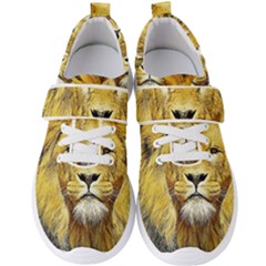 Lion Lioness Wildlife Hunter Men s Velcro Strap Shoes by Pakrebo