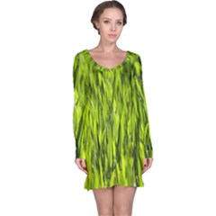 Agricultural Field   Long Sleeve Nightdress by rsooll