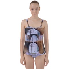 Henry Moore Twist Front Tankini Set by Riverwoman