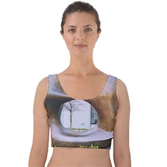 Henry Moore Velvet Crop Top by Riverwoman