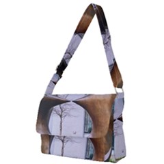 Henry Moore Full Print Messenger Bag by Riverwoman