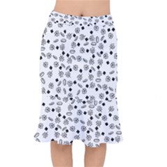 St Patricks Day Pattern Mermaid Skirt by Valentinaart