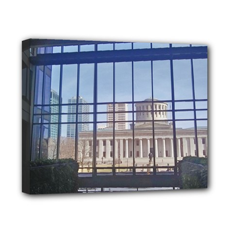 Ohio Statehouse Canvas 10  X 8  (stretched) by Riverwoman