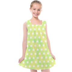 Traditional Patterns Hemp Pattern Kids  Cross Back Dress by Pakrebo